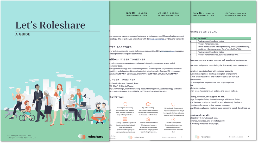 Download your free job share guide and plan.